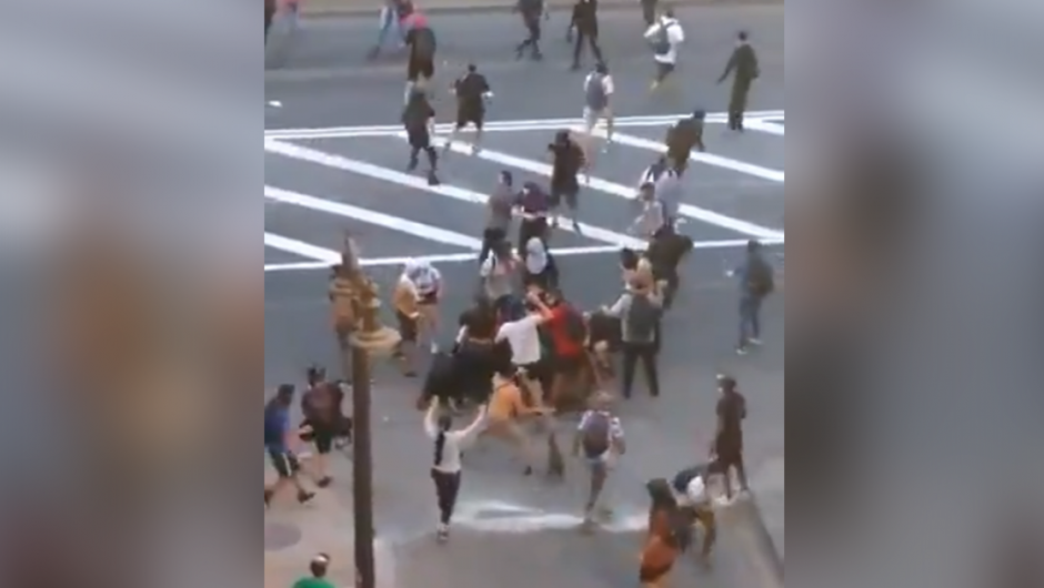 El hecho se registró la tarde de este jueves. (Imagen captura video).
