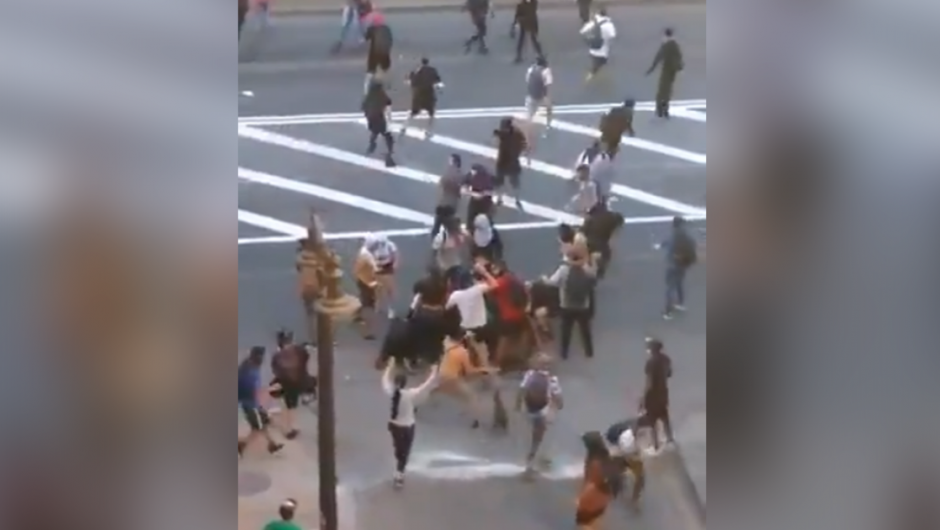 El hecho se registró la tarde de este jueves. (Imagen captura video). 