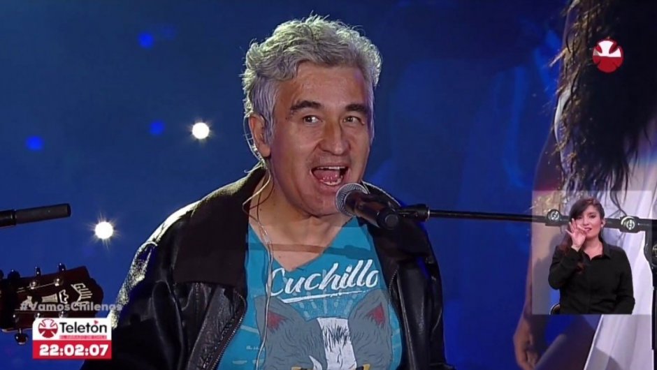 Jorge González tuvo su último concierto televisado en la Teletón del 2016.