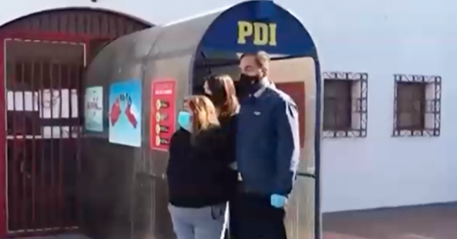 Detención de Mirta Ardiles por la PDI de Coquimbo. (Imagen: Captura de pantalla).