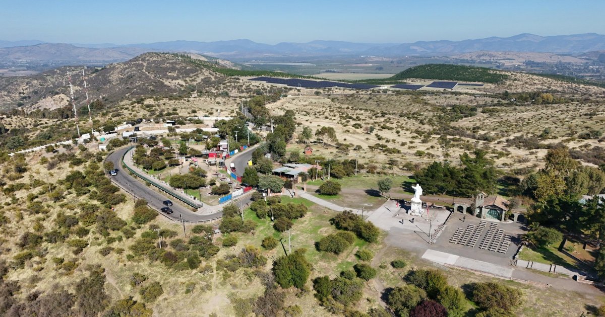 Municipalidad de Talca aplica medidas de seguridad en el cerro La Virgen con cierre nocturno